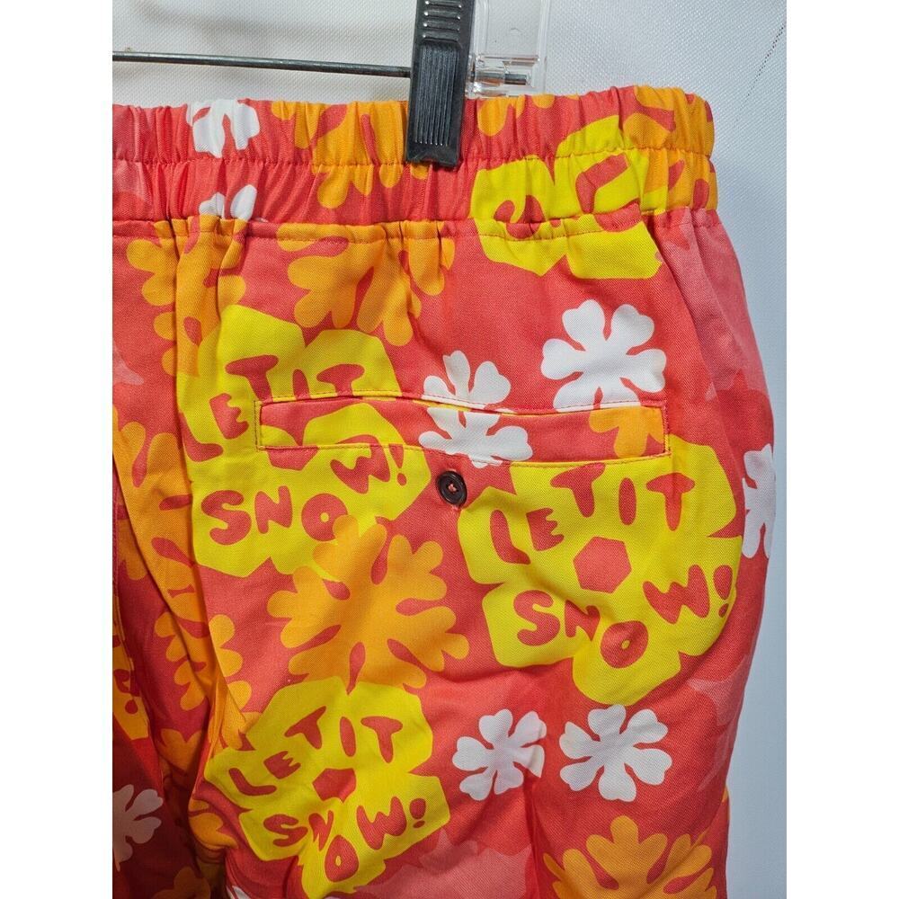 ITSSNOWDAY Snowday Red Snowflake Shorts XXL with Bag and Tags - Picture 10 of 15